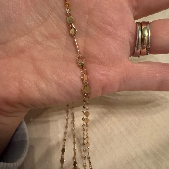 Lana 14k Gold Double Strand Necklace - Picture 7 of 9